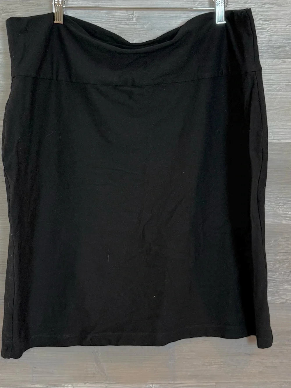 Eileen Fisher Washable Stretch Crepe Pencil Skirt Black XL - Picture 5 of 6